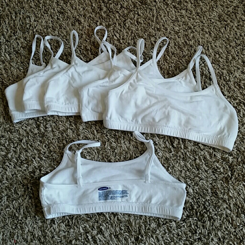 Old Navy cami bras - size M, set of 6